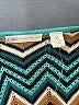 Cato Chevron-herringbone Teal Casual Dress Size M - photo 7