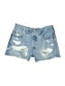 Levi's 100% Cotton Blue Denim Shorts Size 28 waist - photo 1