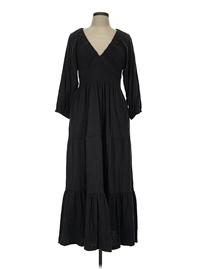 Pre-owned Marine Layer Casual Dress In Black