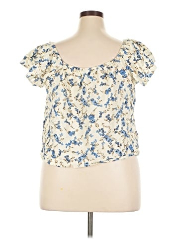 A New Day Short Sleeve Blouse (view 2)