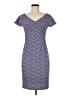 Lark & Ro Print Blue Casual Dress Size 8 - photo 1