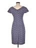 Lark & Ro Print Blue Casual Dress Size 8 - photo 2