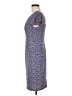 Lark & Ro Print Blue Casual Dress Size 8 - photo 5