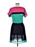 Gap Outlet 100% Polyester Color Block Teal Casual Dress Size M - photo 2