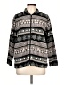 Cabin Creek 100% Polyester Print Gray Jacket Size Lg Petite - photo 1