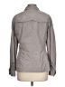 Zara 100% Polyester Gray Trenchcoat Size L - photo 2