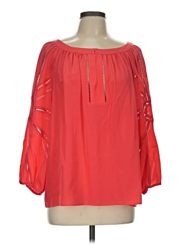 Trina Turk 3/4 Sleeve Silk Top (view 1)