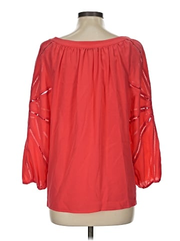 Trina Turk 3/4 Sleeve Silk Top (view 2)