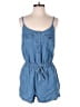 American Rag Cie 100% Cotton Solid Blue Romper Size M - photo 1