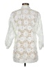 Etcetera 100% Polyester Ivory 3/4 Sleeve Blouse Size M - photo 2