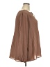DR2 100% Polyester Solid Brown Long Sleeve Blouse Size 2X - photo 4