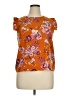Shein 100% Polyester Orange Sleeveless Blouse Size XL - photo 1