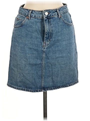 Topshop Denim Skirt (view 1)