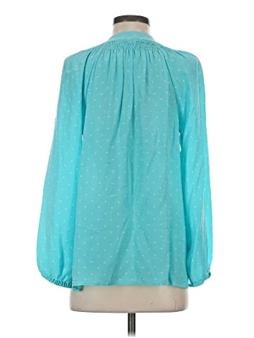 Lilly Pulitzer Long Sleeve Silk Top (view 2)