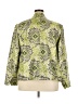 Kasper 100% Polyester Print Green Blazer Size 22 - photo 2