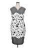 ECI Graphic Gray Cocktail Dress Size 18 - photo 1