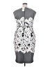 ECI Graphic Gray Cocktail Dress Size 18 - photo 2
