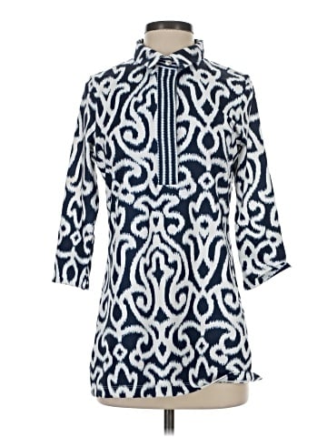 Gretchen Scott Designs 3/4 Sleeve Blouse (view 1)