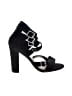 Just Fab Black Sandals Size 9 - photo 1