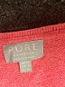 Pure Collection 100% Cashmere Pink Cashmere Pullover Sweater Size 6 - photo 7
