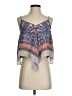 BCBGMAXAZRIA 100% Silk Blue Sleeveless Silk Top Size S - photo 1