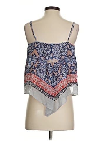 BCBGMAXAZRIA Sleeveless Silk Top (view 2)