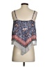 BCBGMAXAZRIA 100% Silk Blue Sleeveless Silk Top Size S - photo 2