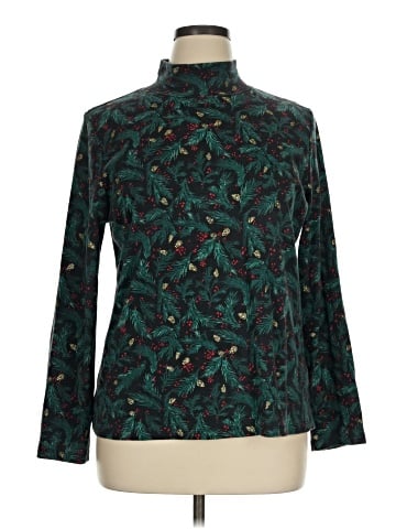 Karen Scott Long Sleeve Turtleneck (view 1)