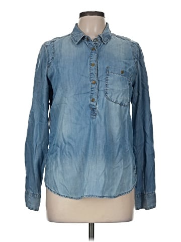 Guess Long Sleeve Button-Down Shirt (view 1)