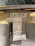 Chico's Print Yellow Casual Dress Size Med (1) - photo 7