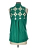 JJ Basics Green Sleeveless Blouse Size M - photo 2