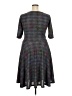 Lularoe Argyle Gray Cocktail Dress Size 3X - photo 2