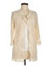 S-Twelve 100% Cotton Ivory Cardigan Size M - photo 1