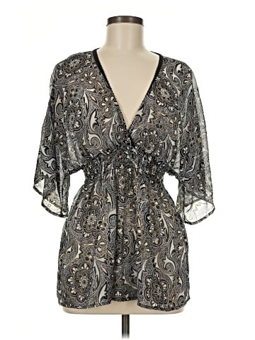 Rampage 3/4 Sleeve Blouse (view 1)
