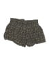 Waverly Grey 100% Silk Floral Green Gray Shorts Size 0 - photo 2