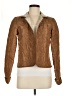 Due Per Due 100% Silk Brown Jacket Size 8 - photo 1