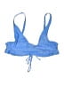 Time and Tru Solid Blue Swimsuit Top Size L - photo 1