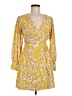 Pomelo 100% Polyester Paisley Yellow Casual Dress Size M - photo 1