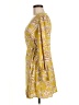 Pomelo 100% Polyester Paisley Yellow Casual Dress Size M - photo 5