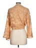 Japna 100% Polyester Tan Orange Long Sleeve Blouse Size L - photo 2