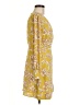 Pomelo 100% Polyester Paisley Yellow Casual Dress Size M - photo 4
