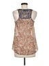 Eclair Tan Sleeveless Blouse Size M - photo 2