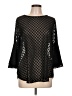 Van Heusen Black 3/4 Sleeve Top Size L - photo 1