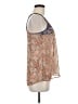 Eclair Tan Sleeveless Blouse Size M - photo 4