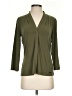 Calvin Klein Green 3/4 Sleeve Blouse Size S - photo 1
