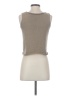 Unbranded 100% Acrylic Gray Sleeveless Top Size S - photo 2