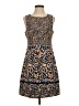 Maeve 100% Polyester Paisley Blue Cocktail Dress Size 4 - photo 1