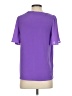 Ann Taylor 100% Polyester Purple Short Sleeve Blouse Size XXS - photo 2