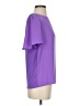 Ann Taylor 100% Polyester Purple Short Sleeve Blouse Size XXS - photo 4