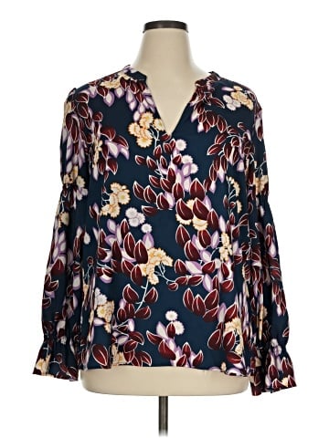 Ann Taylor Long Sleeve Blouse (view 1)